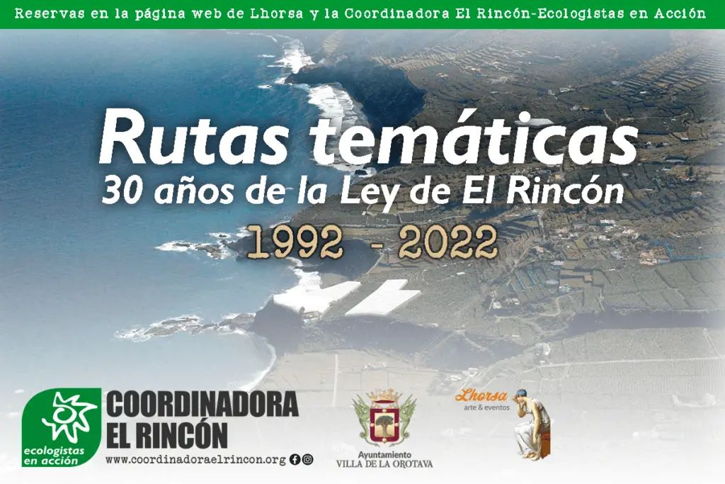 Cartel Rutas temáticas